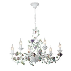 Подвесная люстра Vitaluce V1830-0/6 VITALUCE ДИЗАЙНЕРСКИЕ 328625 Белый;разноцветный