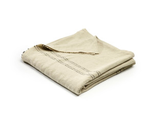 Льняное и шерстяное покрывало