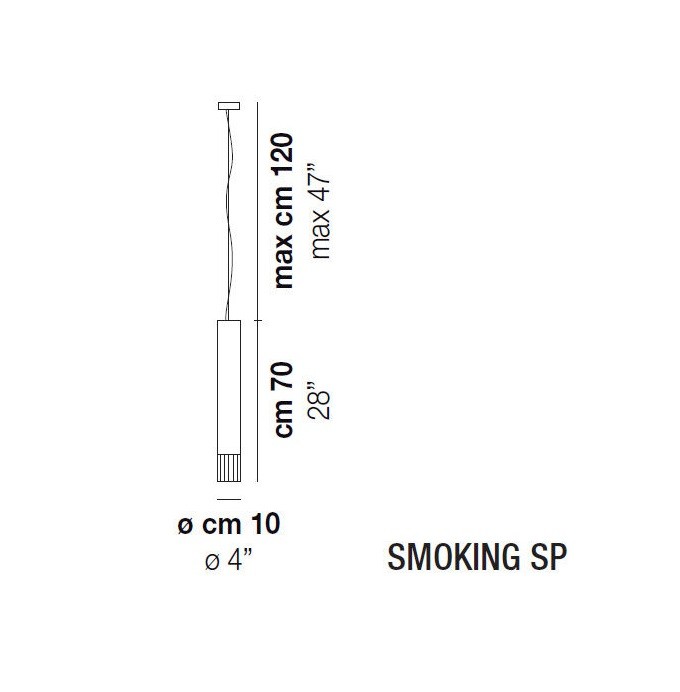 Vistosi Smoking SP подвес 55134 - Вид №2