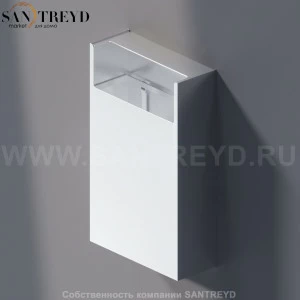 Agape MACH Корзина для мусора хромированный сатин AMAC0664SP