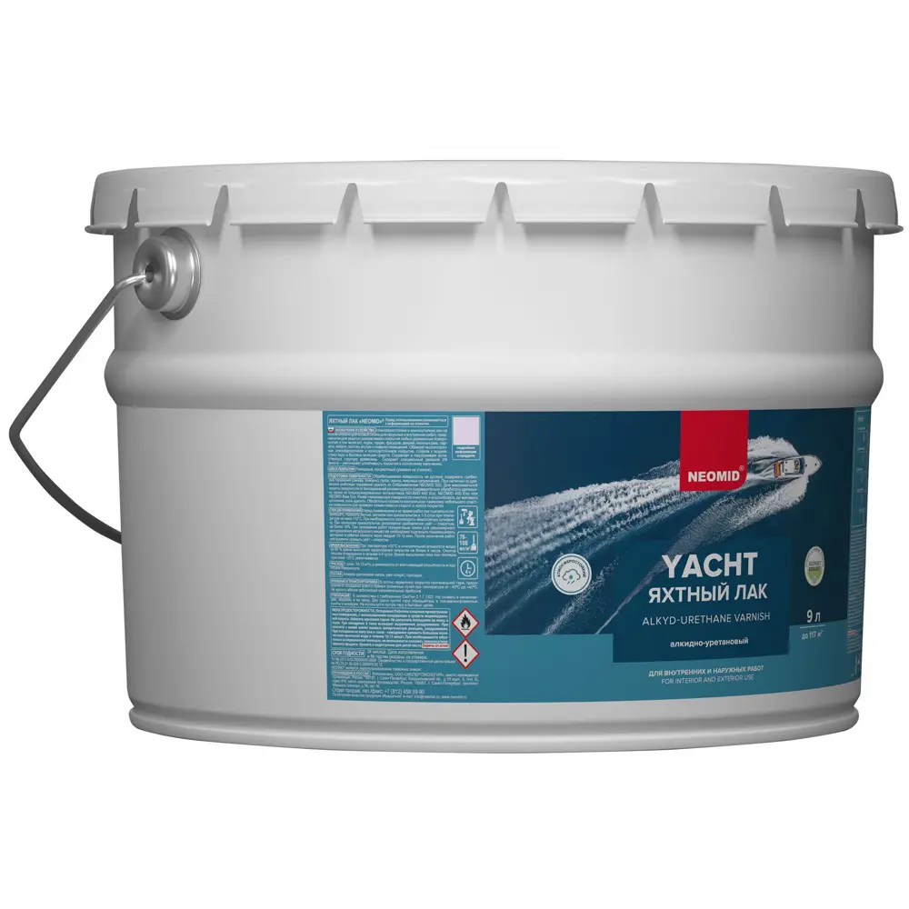 Яхтный лак NEOMID для дерева с УФ-защитой 9 л 18551871 STLM-0011303 - Вид №2