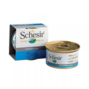 Т0040979 Корм для кошек тунец в собственном соку конс. 85г SCHESIR