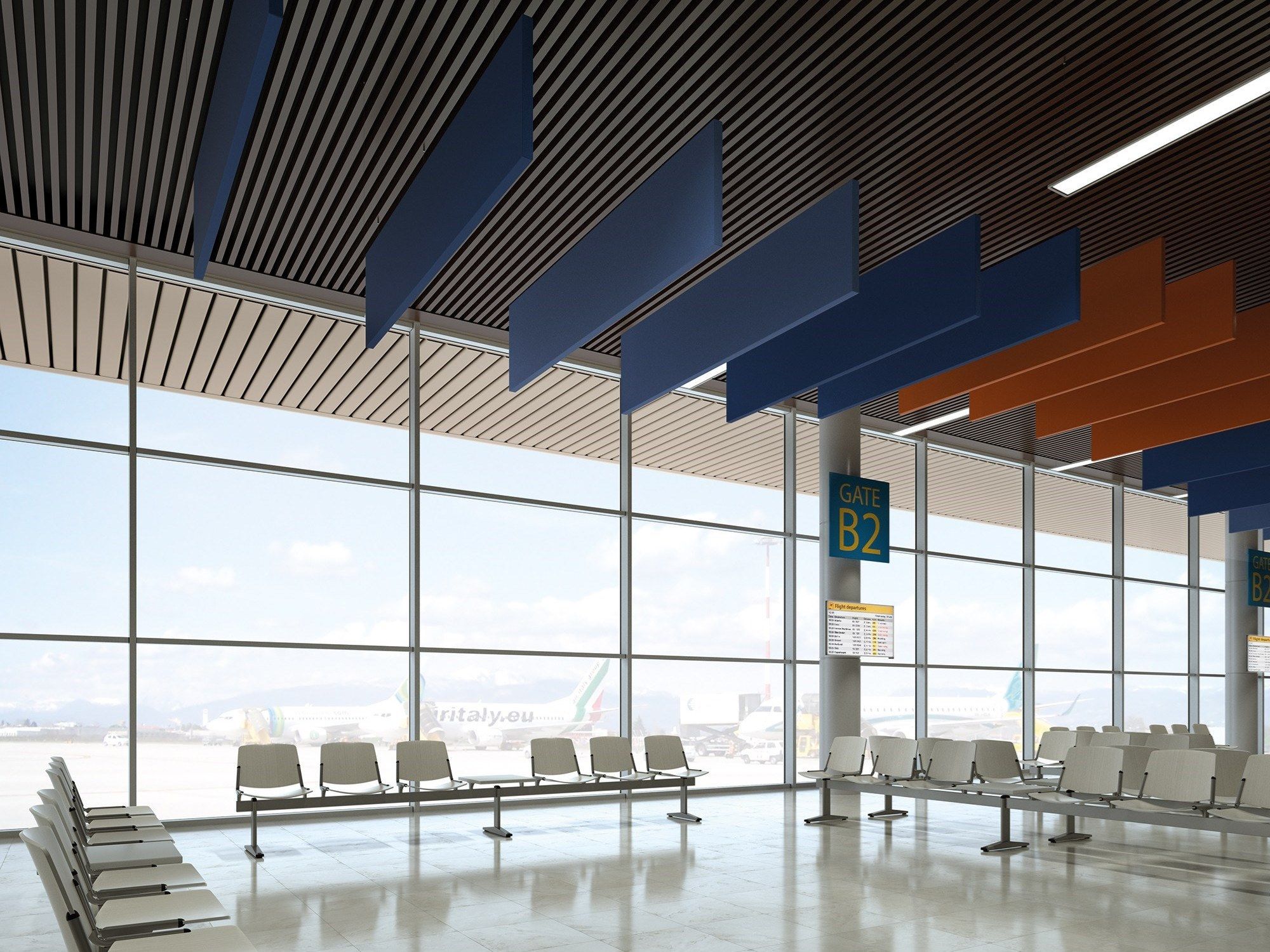 Звукопоглощающая потолочная панель Caruso Acoustic FLAG ARCH-00077713 - Вид №3