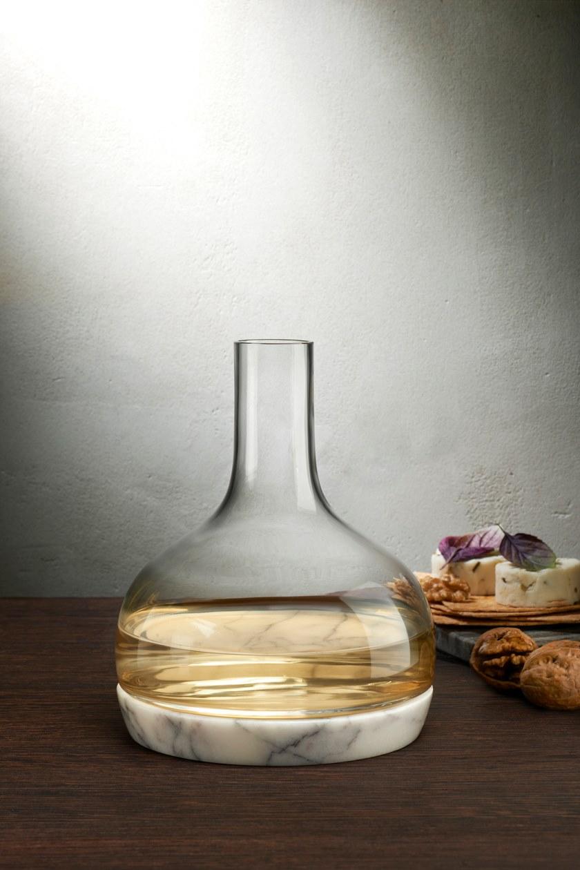 NUDE Хрустальный графин с мраморным основанием Chill sun-id-1496936 - Вид №2