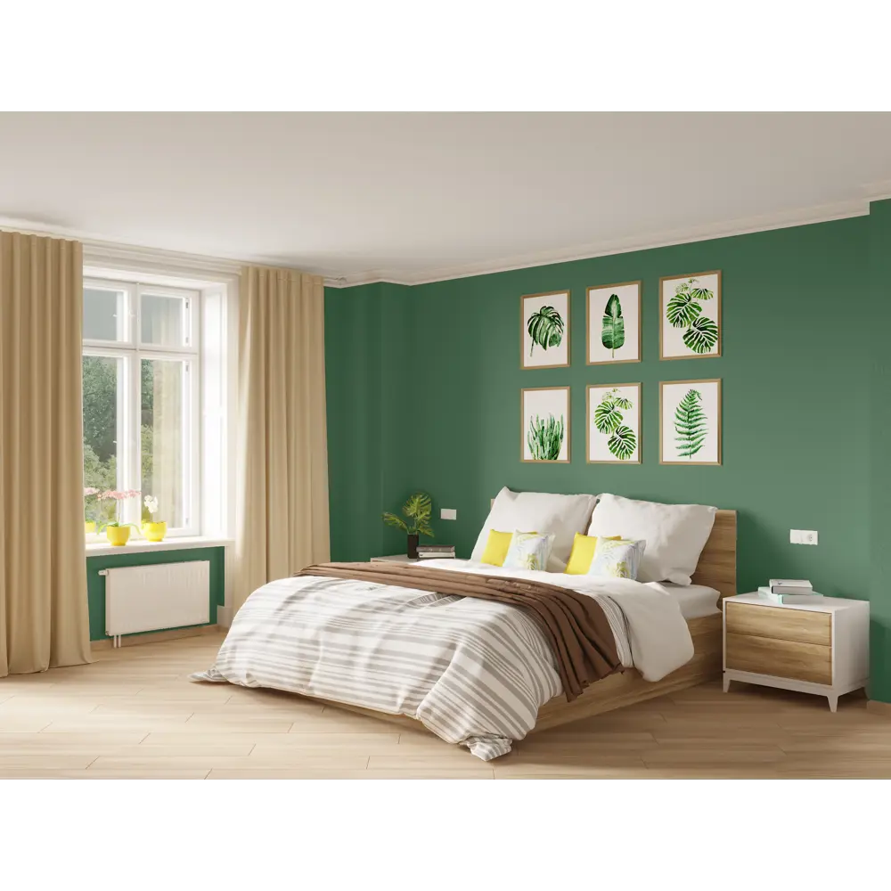 Краска для стен и потолков Trend Farbe цвет Зеленый папоротник 2.5 л 81970813 STLM-2080661 Dufa  - Вид №4