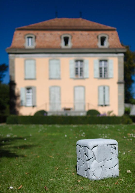 Бетонный низкий садовый стул SWISSPEARL дизайн ARCH-00084434 - Вид №8