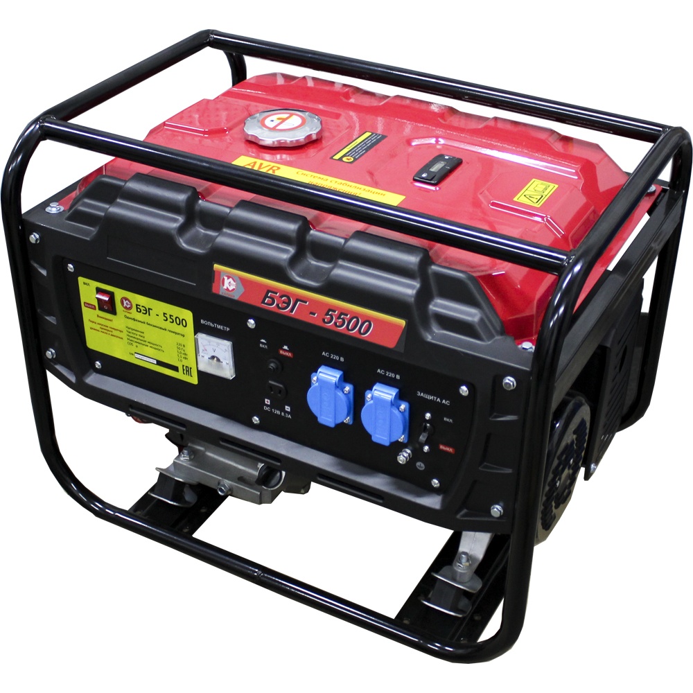 68328 Калибр Бензиновый электрогенератор БЭГ-5500  - Вид №5