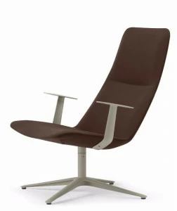 Alias Кресло поворотное на 4-х спицах с подлокотниками Slim