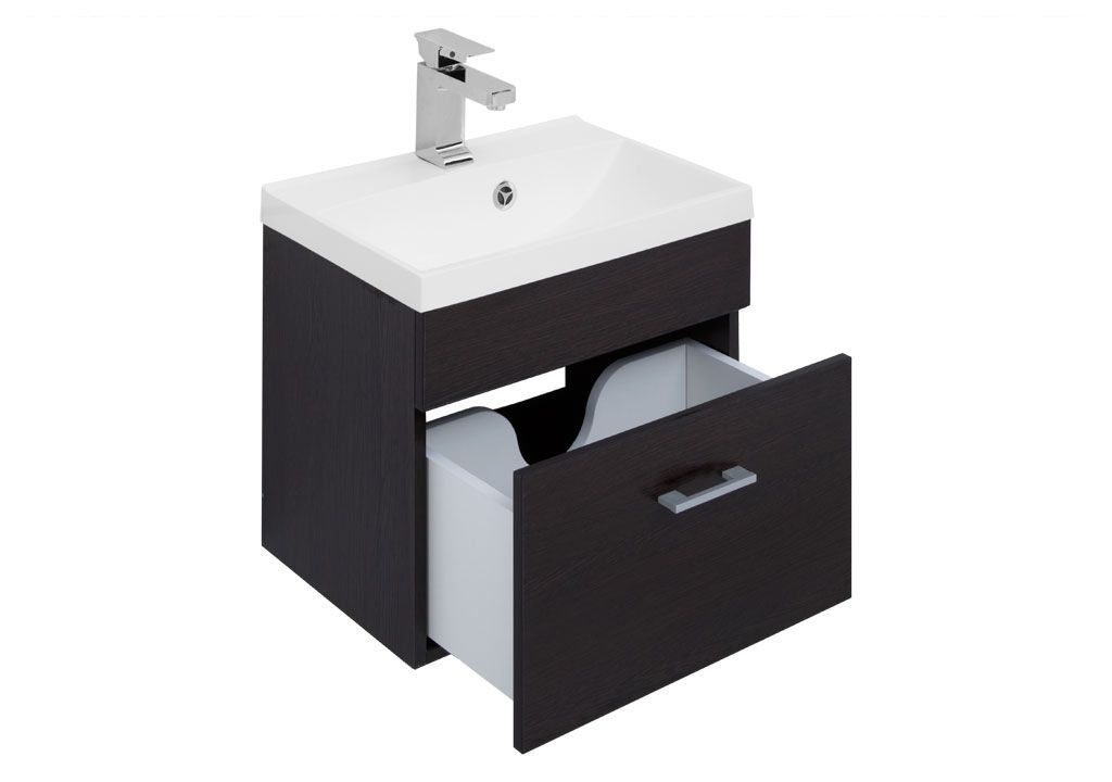 Тумба с раковиной Aquanet Нота NEW 50 венге 0015909300204095 - Вид №3