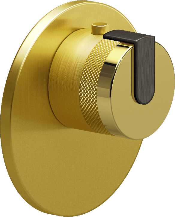 E-8027-R1AUE-L1BOX-BB-T Термостатический переключатель 3/4-Внешняя часть GRAFF MOD+