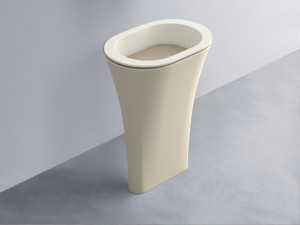 AMLA65-TL+AMPILO-AV+AMCOLO-LN Раковина Amedeo Ovale отдельностоящая cielo Enjoy + Amedeo