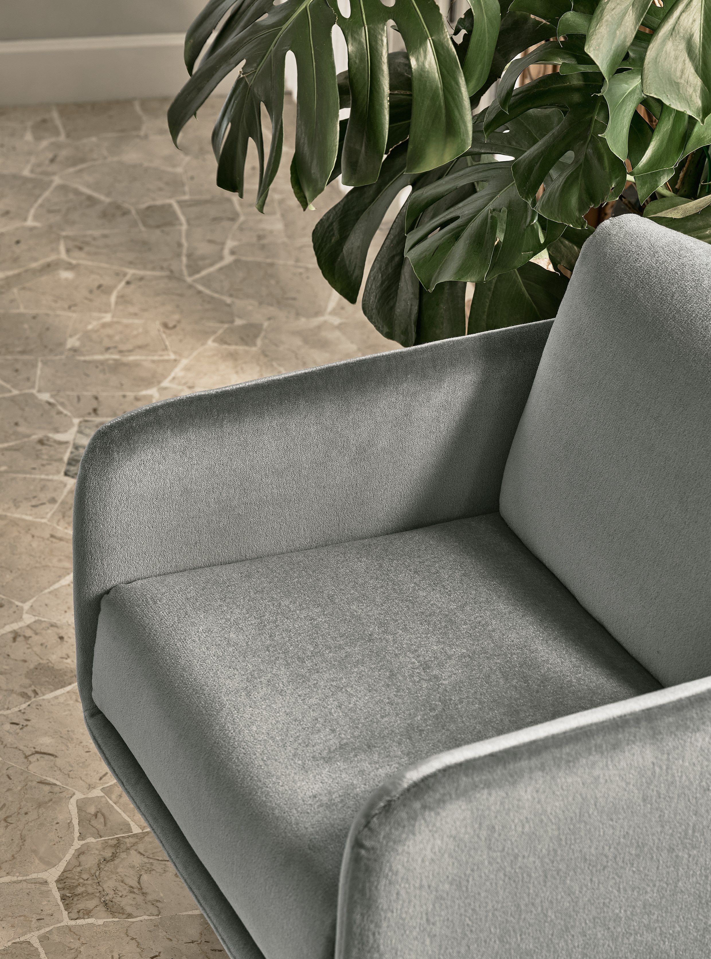 Тканевое кресло с подлокотниками Gallotti&Radice Lilas ARCH-00029928 - Вид №3