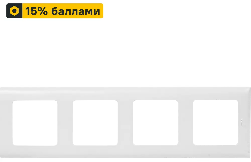LEXMAN LILIAN Classic: Универсальная рамка для розеток 4 поста 86761674