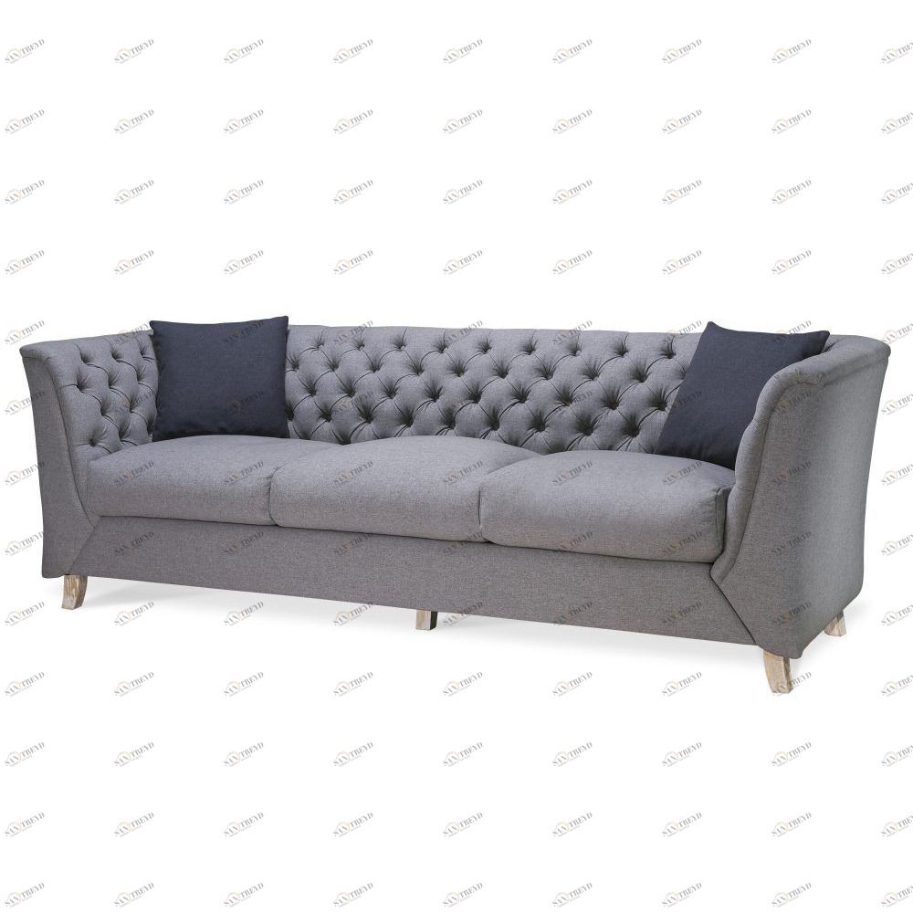 Диван Paul прямой серый KELLY LOUNGE ДИЗАЙНЕРСКИЕ 210976 Серый 