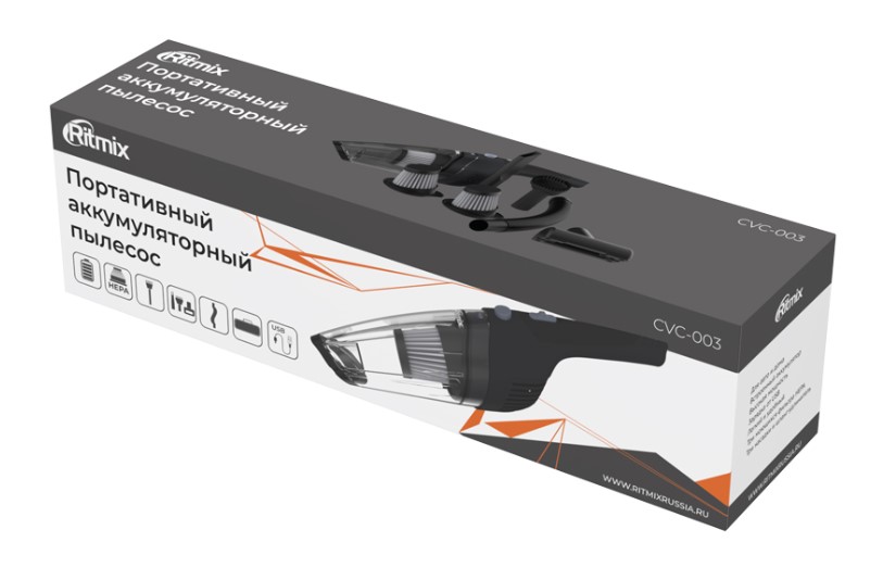 9200997 Пылесос   ручной Ritmix CVC-003  черный STDN-0026172 - Вид №4