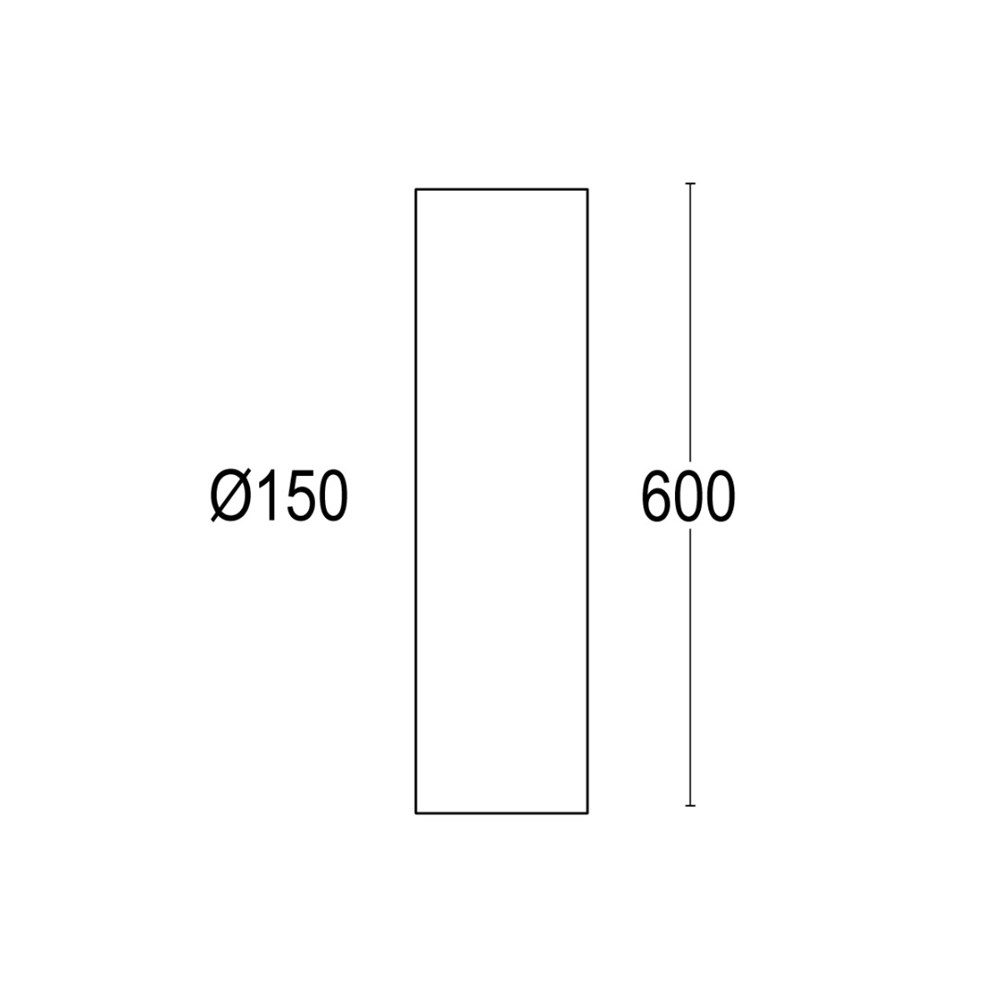 Stelo 3C 600 Ghidini Stelo C .01 Белый (Матовый)  - Вид №3