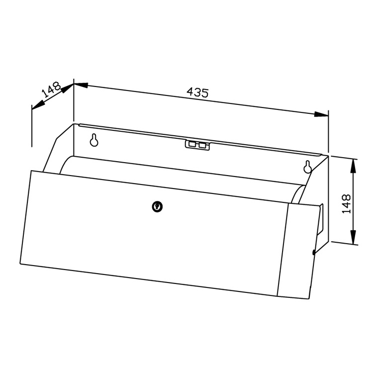 727680 Диспенсер рулонов бумаги для смены подгузников WP2405 WAGNER_EWAR A-LINE Wagner Ewar  - Вид №1