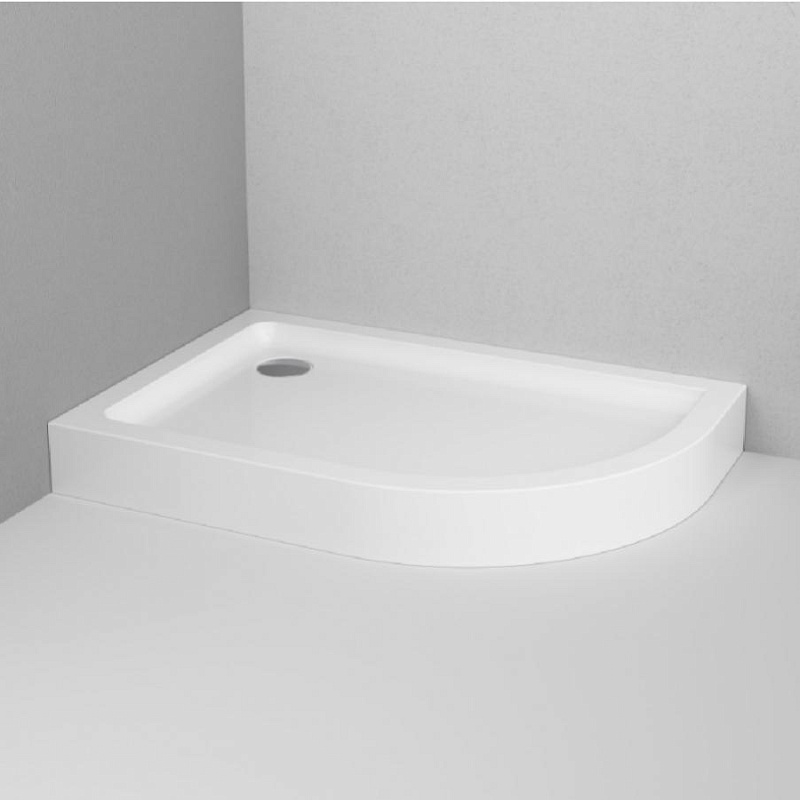 W83T-302L120W 120 Поддон для душ. ограждения левосторонний 120x80 белый акрил AM.PM Like