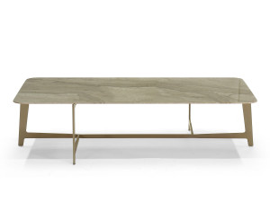 Прямоугольный мраморный журнальный столик