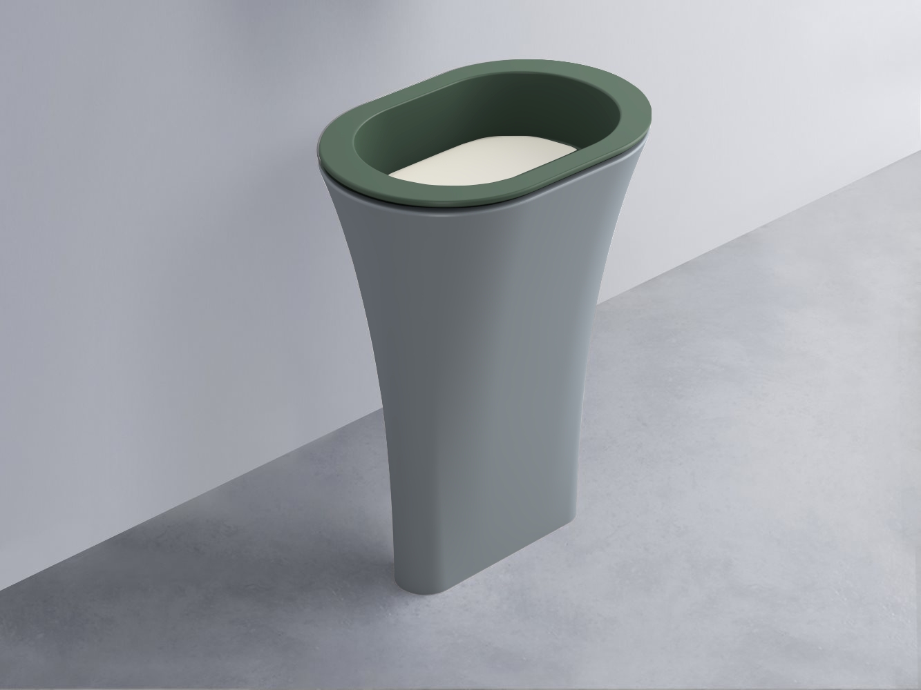AMLA65-MU+AMPILO-TL+AMCOLO-BR Раковина Amedeo Ovale отдельностоящая cielo Enjoy + Amedeo Ceramica Cielo