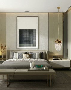 Подвесной светильник из нержавеющей стали с кристаллами