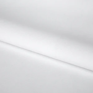 Ткань димаут однотонная, 280 см, вензель, цвет молочный