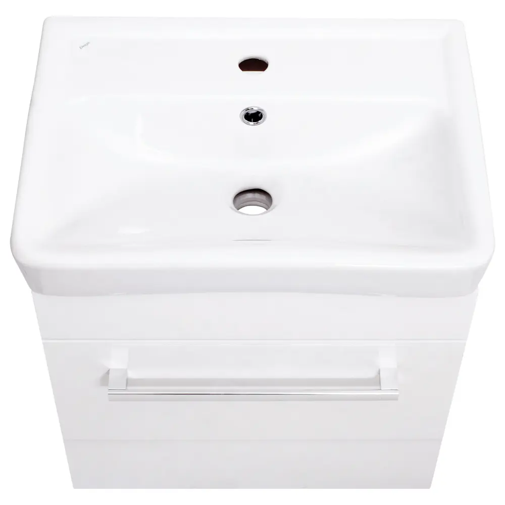 Тумба под раковину подвесная Aquaton Поль 50 см цвет белый АКВАТОН STLM-2044520 - Вид №3