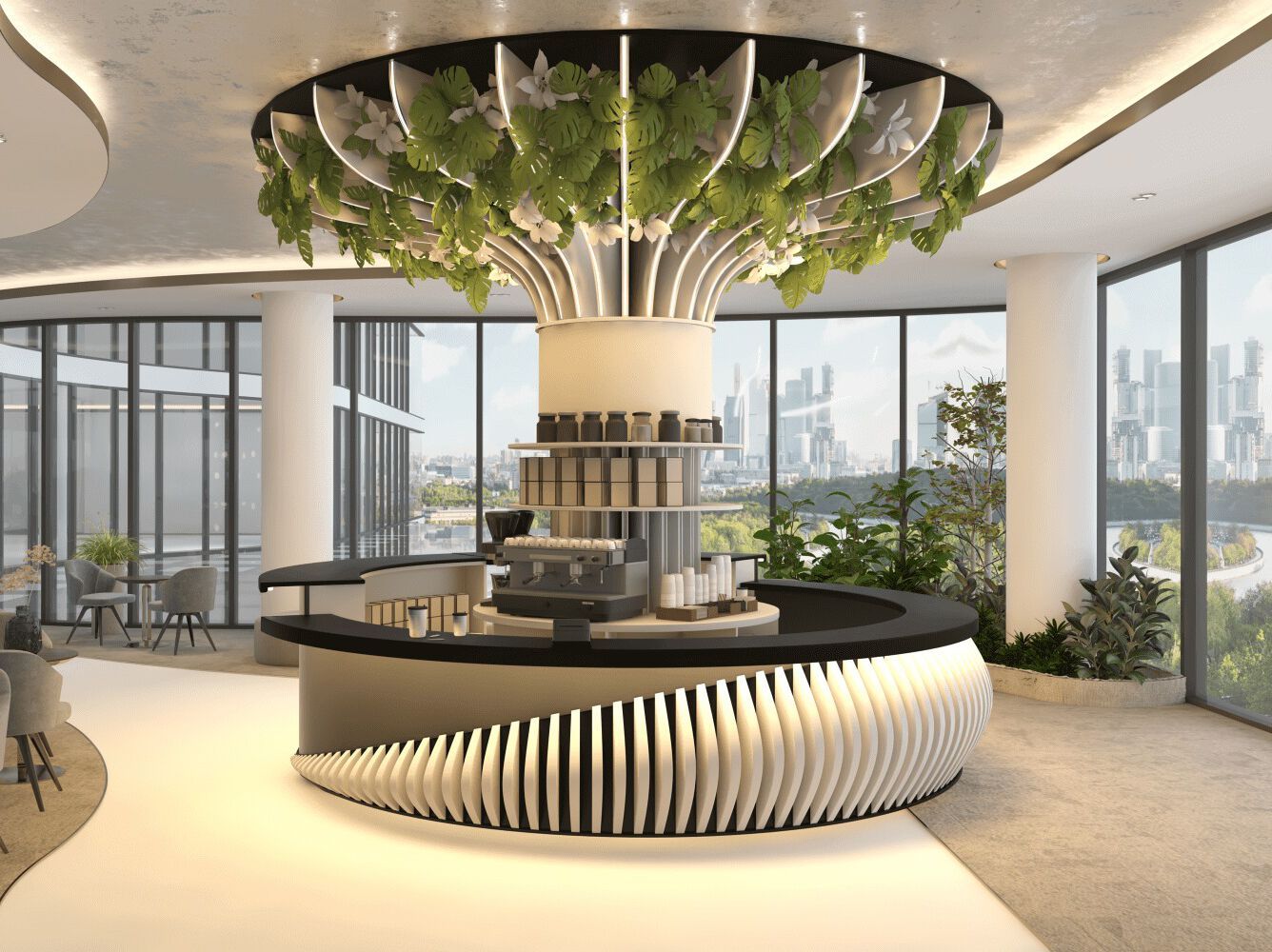 Барная стойка из фанеры MYWOODREAM NEW YORK ARCH-00071555 - Вид №1