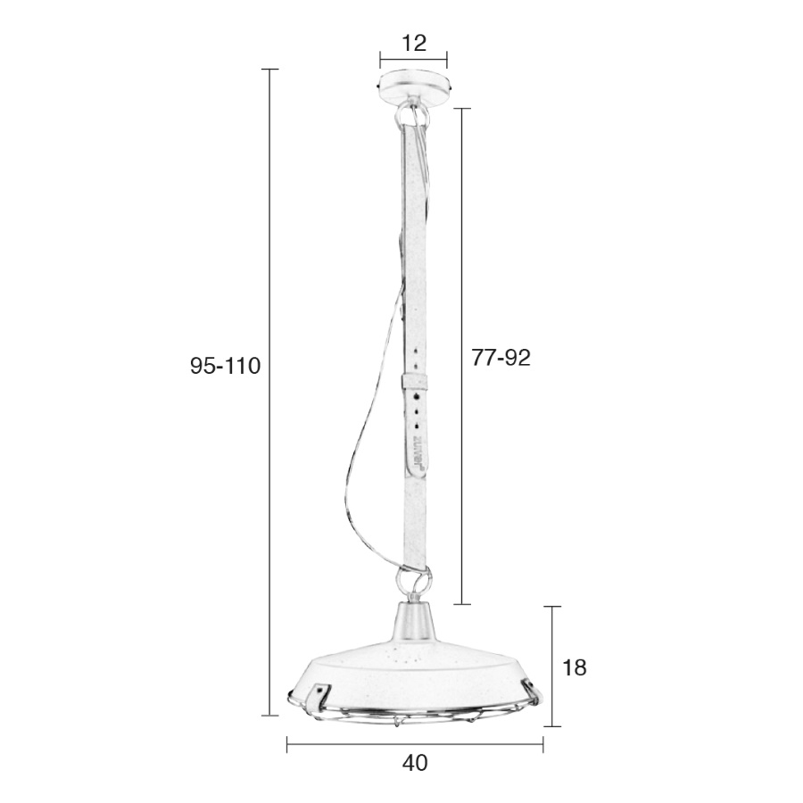 Лампа подвесная Dek 40, черная Zuiver 5300064 - Вид №8
