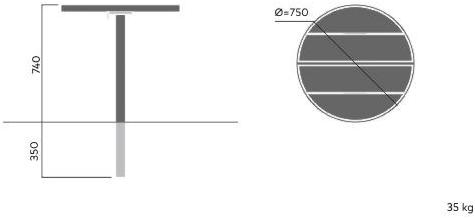 VESTRE Стол для пикника из стали и дерева April sun-id-1381246 - Вид №29