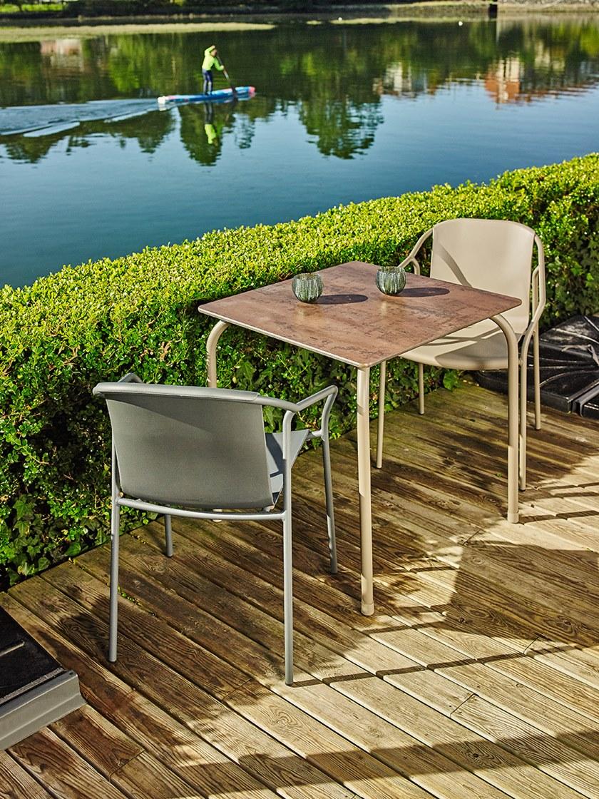 Ezpeleta Штабелируемый садовый стул из полипропилена с подлокотниками  Mn-rod01  - Вид №7