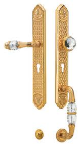 Bronces Mestre Ручка для входной двери из латуни с кристаллами swarovski® Clasica sun-id-1502909 - Вид №4