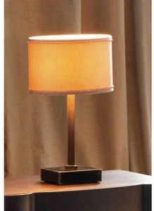 CorteZari Прикроватная лампа из ткани Zoe gold 1481-r