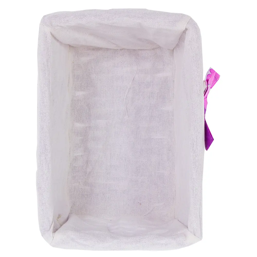 Корзина Ива с декоративным чехлом 30x16x21 см плетенье цвет сиреневый STORIDEA STLM-2026040 - Вид №2