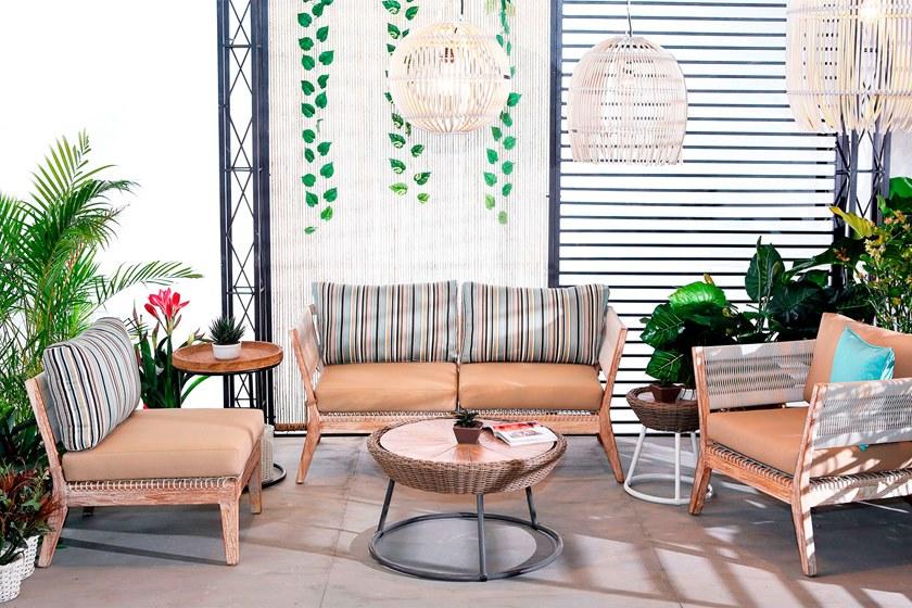 cbdesign 2-местный садовый диван из синтетического волокна Milly Tj 318m - Вид №1