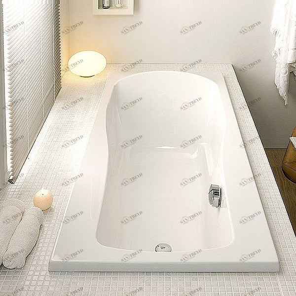 Ванна встраиваемая MODULA 180х80 см с аэромассажем Deluxe HOESCH 6622