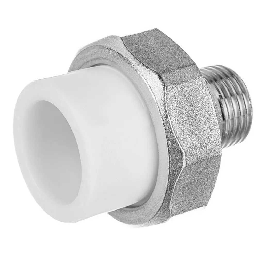 Муфта разъемная раструбная Ростерм 1/2"x25 мм НР полипропилен STLM-2072135 - Вид №1