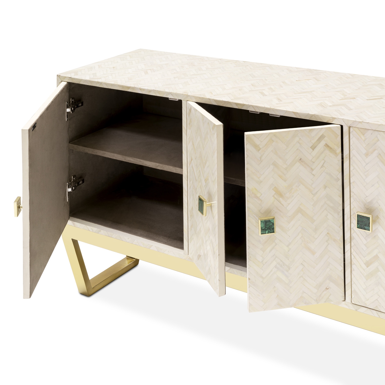 450273-00 ABHIKA Боковая панель BONNIE SMALL H77 166X45 NATURAL  - Вид №2