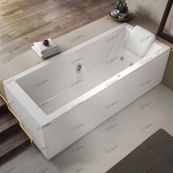 Ванна с гидромассажем Energy 160 угловая ENE-1001-2415 Dx Jacuzzi ENE10012415DX