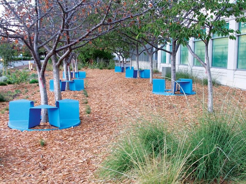 mmcité1 Скамья / решетка для деревьев из оцинкованной стали Sinus sun-id-1449113 - Вид №5