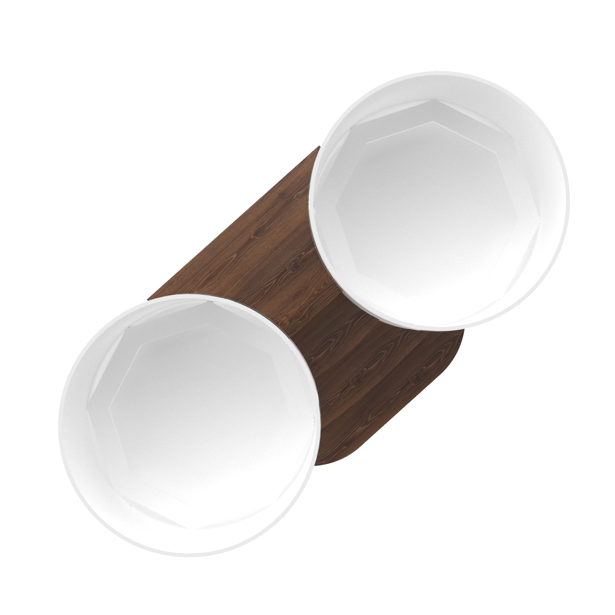 2156 Подиум на 2 купели D - 2.1Дуб мореный Alyarus  - Вид №2