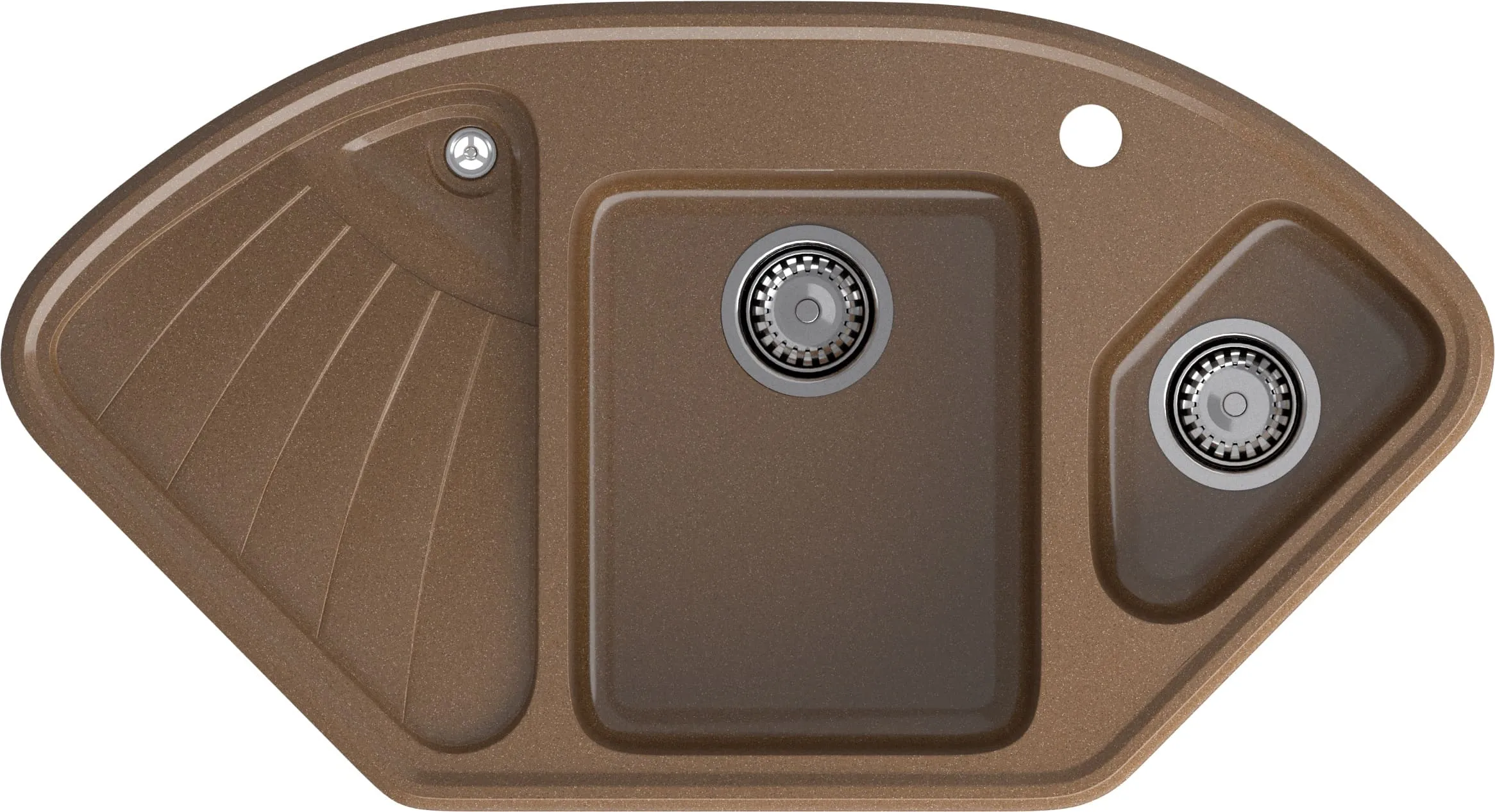 Кухонная мойка Искусственный камень CORNER S06 GranFest C-1040E-S06