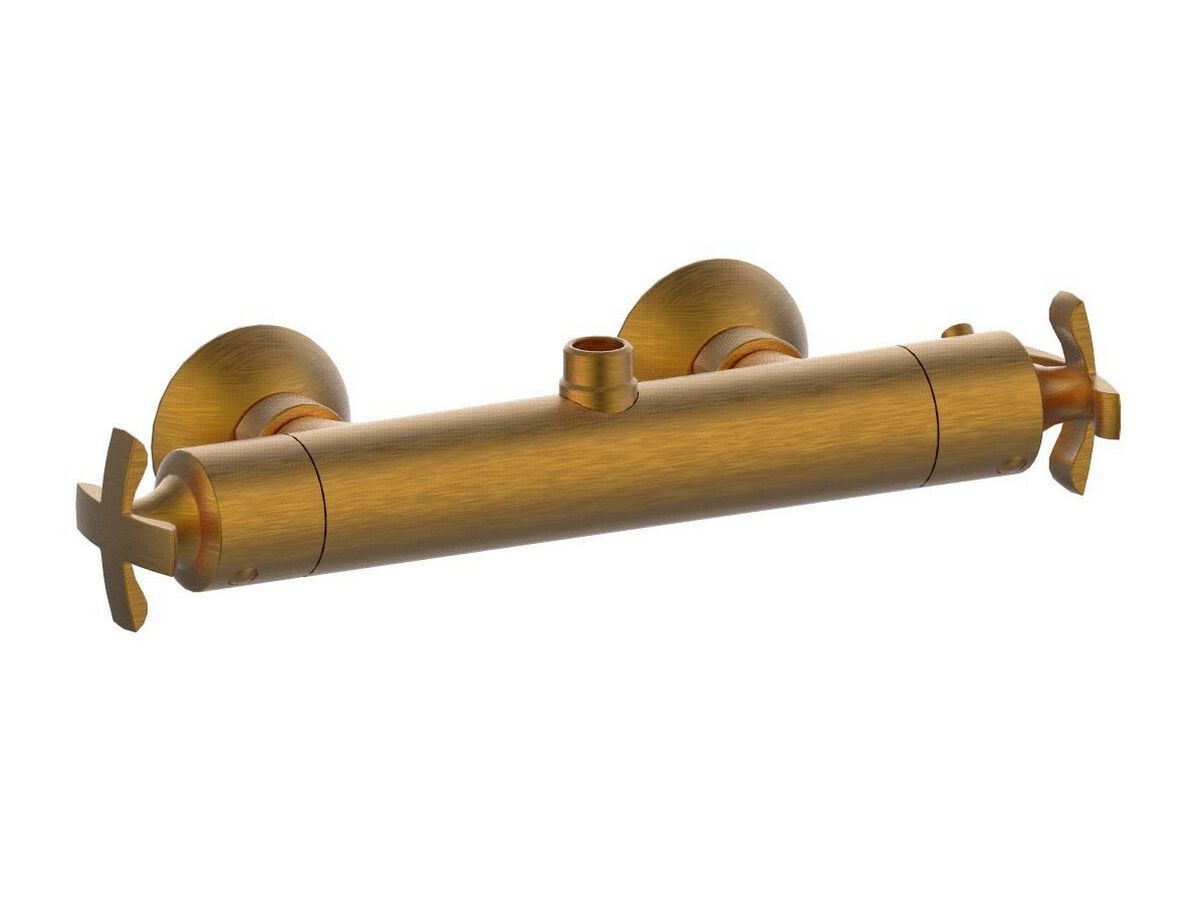 2 отверстия термостатический наружный смеситель для душа Rubinetterie Frattini Lucrezia ARCH-00152369 - Вид №2