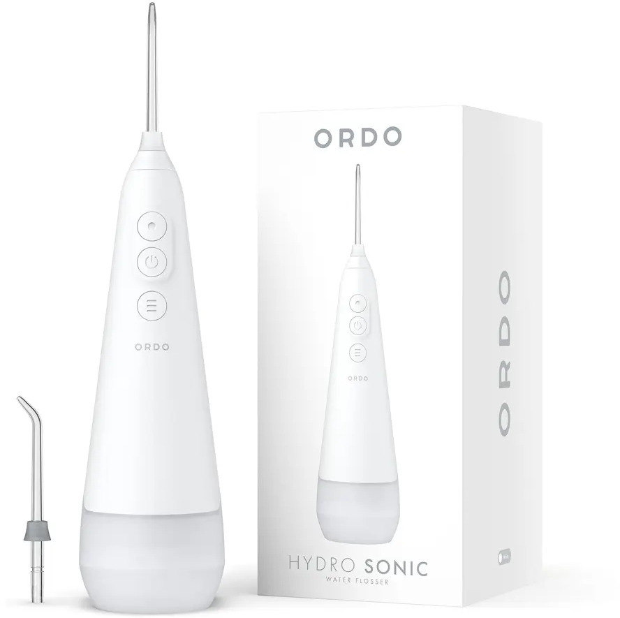 91685502 Ирригатор для полости рта и зубов портативный ORDO Hydro Sonic Water Flosser HSWF01 белый STLM-0972991
