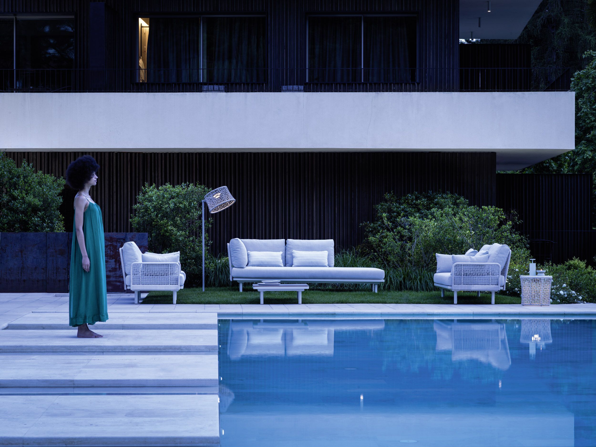 Напольная лампа из алюминия и синтетического волокна Varaschin Эмма ARCH-00017119 - Вид №2