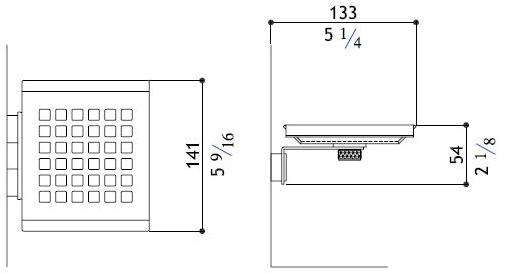 MGS Настенная мыльница из нержавеющей стали Accessori per bagno sun-id-1364207 - Вид №3