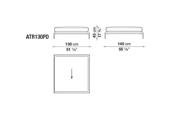Кожаный диван B&B Italia Атолл ARCH-00112726 - Вид №77