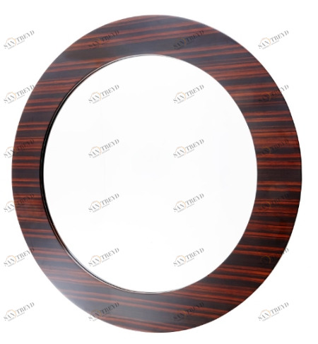 Зеркало круглое под дерево Dubris от RVAstley RVASTLEY ДИЗАЙНЕРСКИЕ 062608 Бордовый 