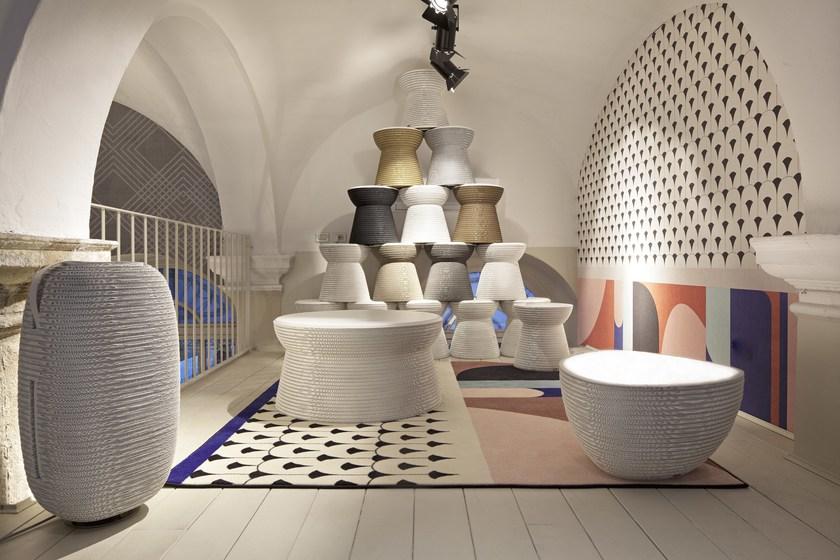 Staygreen Торшер / журнальный столик из крафт-бумаги Stone sun-id-1437768 - Вид №3