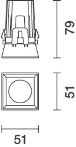 iGuzzini Квадратный встраиваемый светодиодный точечный светильник Laser sun-id-1478121 - Вид №3